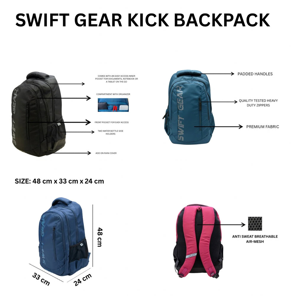 SWIFT GEAR AERO PLUS LAPTOP BACKPACK